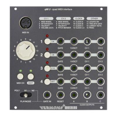 VERMONA Modular qMI 2 – Quad MIDI Interface